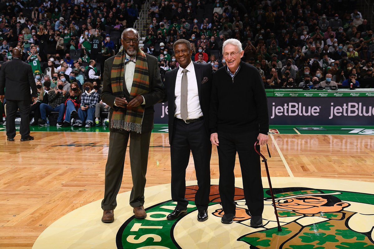 Welcome back Satch Sanders, Rick Weitzman and Mal Graham 👏🏾☘️
