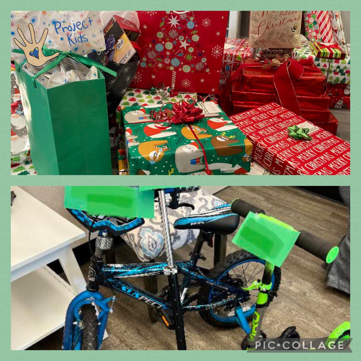 Project__Kids's tweet photo. So happy to have partnered with Potter’s Foursquare Church & local community members who adopted 27 children in need for Christmas, complete with clothes, toys, gift cards, and for some scooters & a bike! @LHSchools @LasLomasSchool @DrC_LaHabra #ProjectKids #partnerships https://t.co/98CUXGjov8