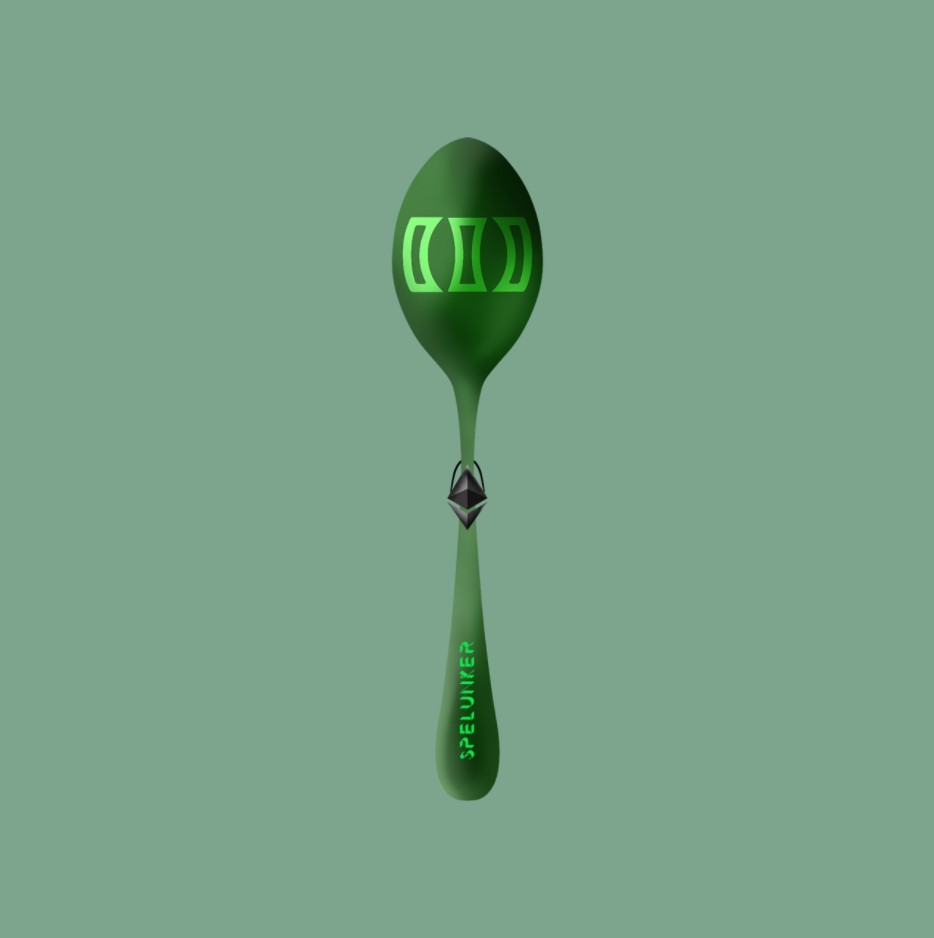<a href="/Concave_Spoons/">The Concave Spoons NFT</a> <a href="/ConcaveFi/">Concave</a> grass green plastic spelunker eth spoon
