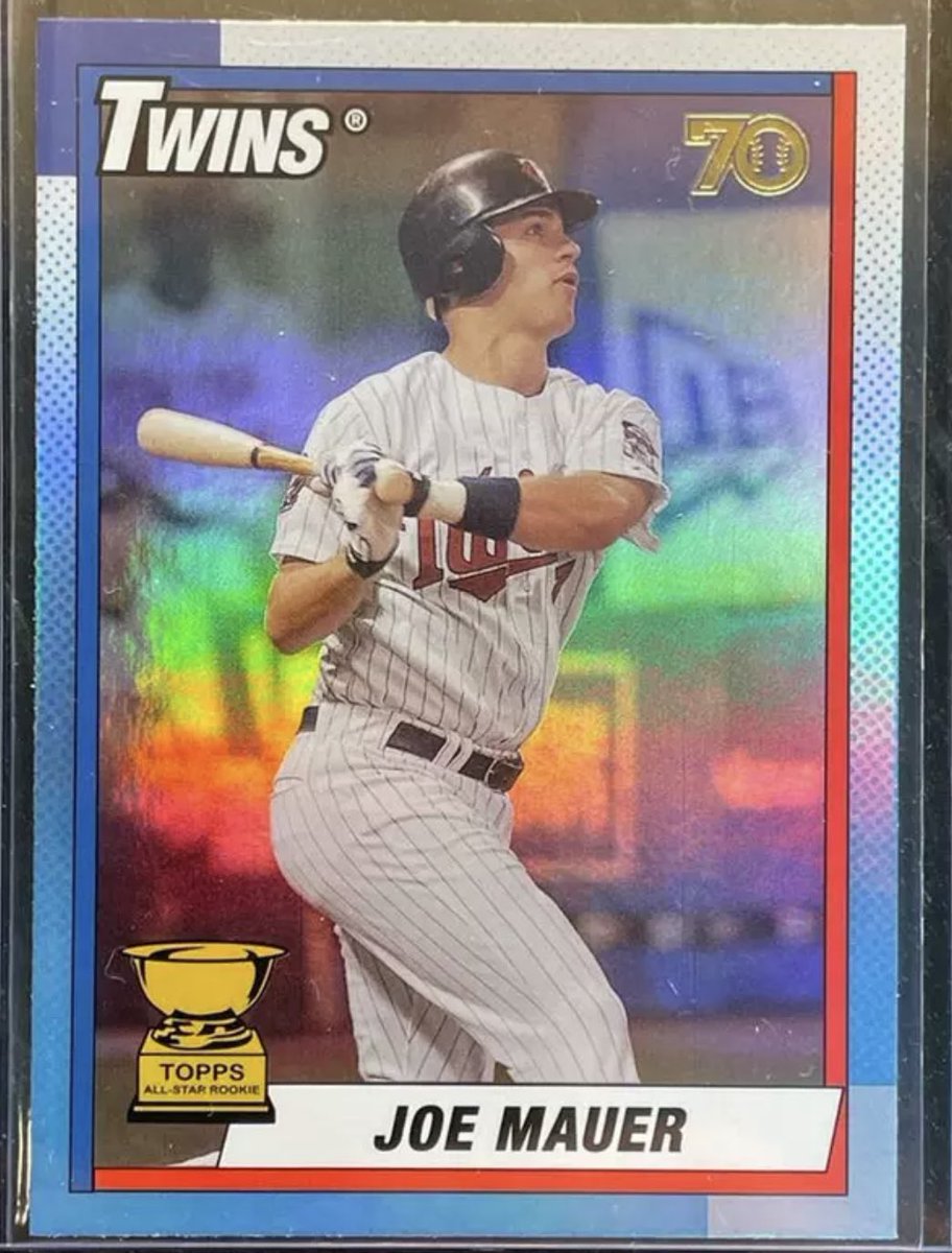 tlschwerz's tweet photo. The 2021 @Topps All Star Rookie Cup set is gorgeous.

RT to win these three #MNTwins cards featuring Mauer, Oliva, and Hrbek.

Must be following to win. https://t.co/7yqg2fvjIE