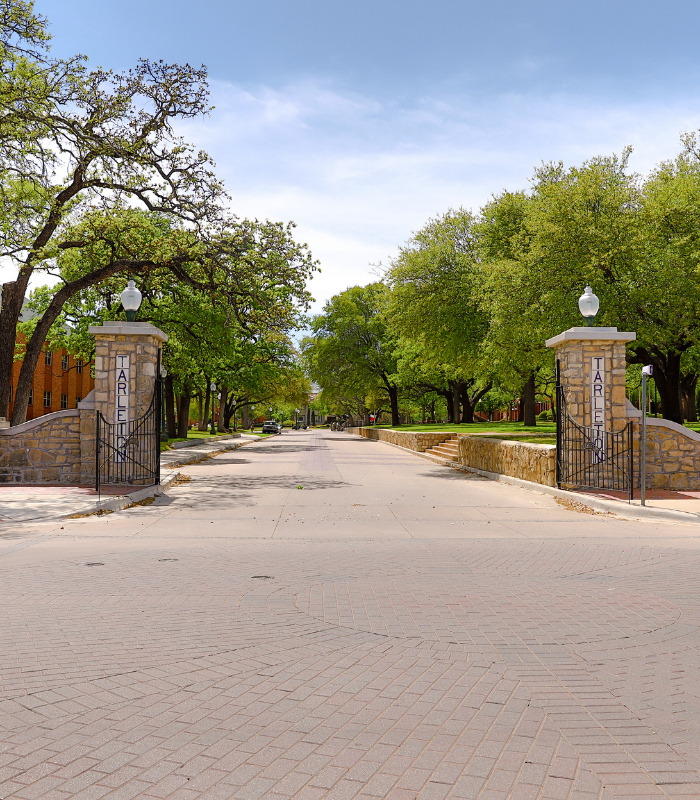 The East Rock Gates have been a symbolic Tarleton landmark for nearly a century! 

The East Rock Gates were financed by the class of 1925. The entire entrance was widened in the early 1960s.
