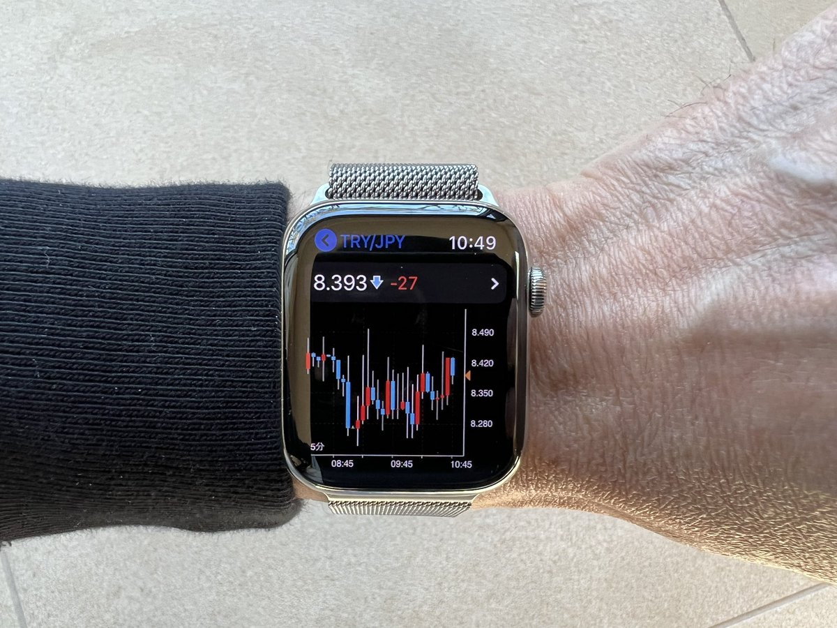 GMOクリック FXneoがApple Watchに対応。売買も可能です。 https://t.co/rbjQXkgT4q #AppleWatch # FX