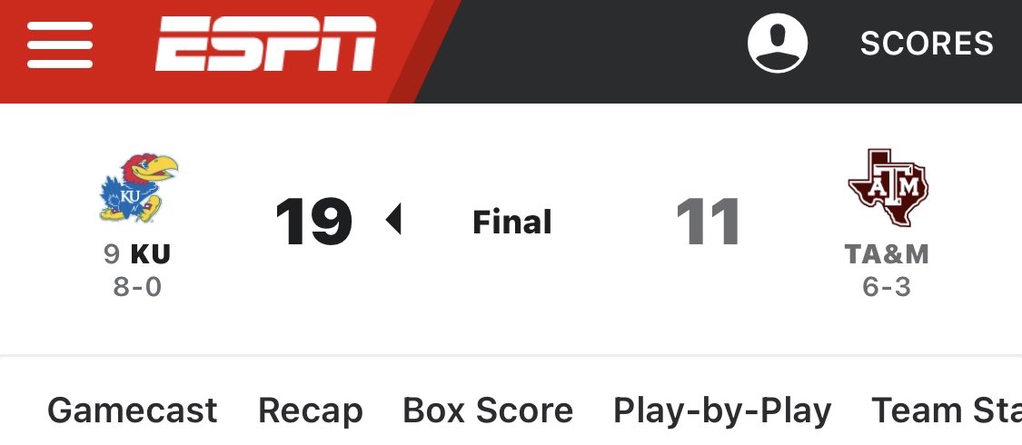 williamlies247's tweet photo. @DarrinDriver @baseballnhorses @BryceFoster5 @AggieFootball Truth is @AggieFootball has more losses to Kansas per games played. #Idiot https://t.co/YONP6LnqUe