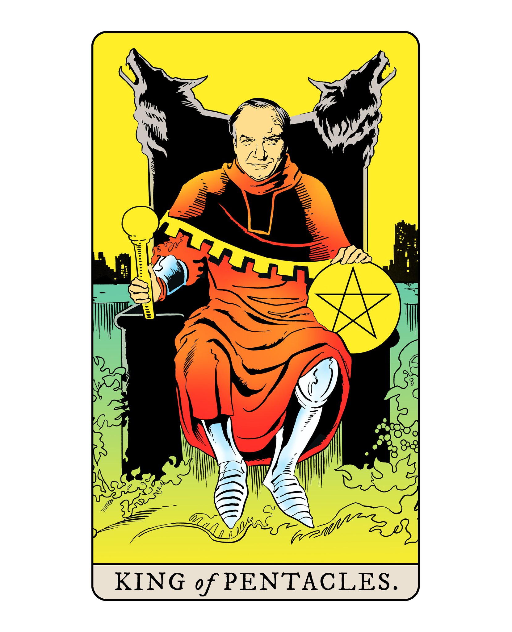 Happy Birthday to the King of Pentacles, Dick Wolf.  