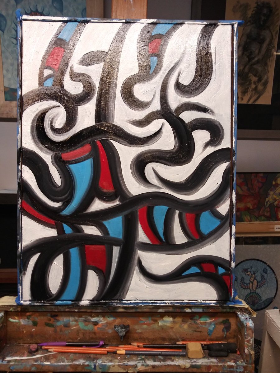 JayHerresArtist's tweet image. Getting back into abstracts....