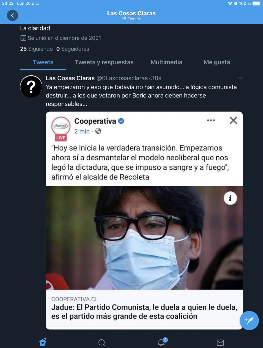 HugoAlvarezC's tweet photo. Amigos sigan esta cuenta me pareció lúdica y muy clara para decir las cosas como son @0Lascosasclaras https://t.co/j01JfXT0UU