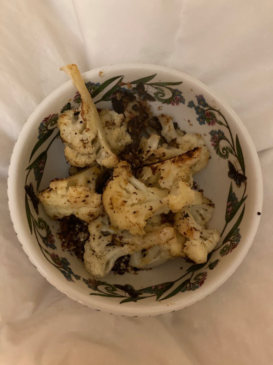 draft080613's tweet image. Quinoa and cauliflower