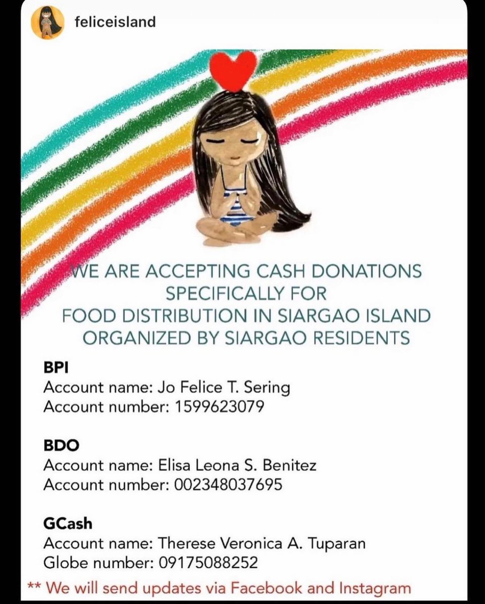 ShoppeJk's tweet photo. Saw donation channels for #BangonCebu #BangonBisaya #BangonBohol #BangonSiargao #BangonNegros #BangonVisMin for those who wish to send donations. You may verify accounts before sending monetary donation. Please help RT! https://t.co/lVWZxEwG4c