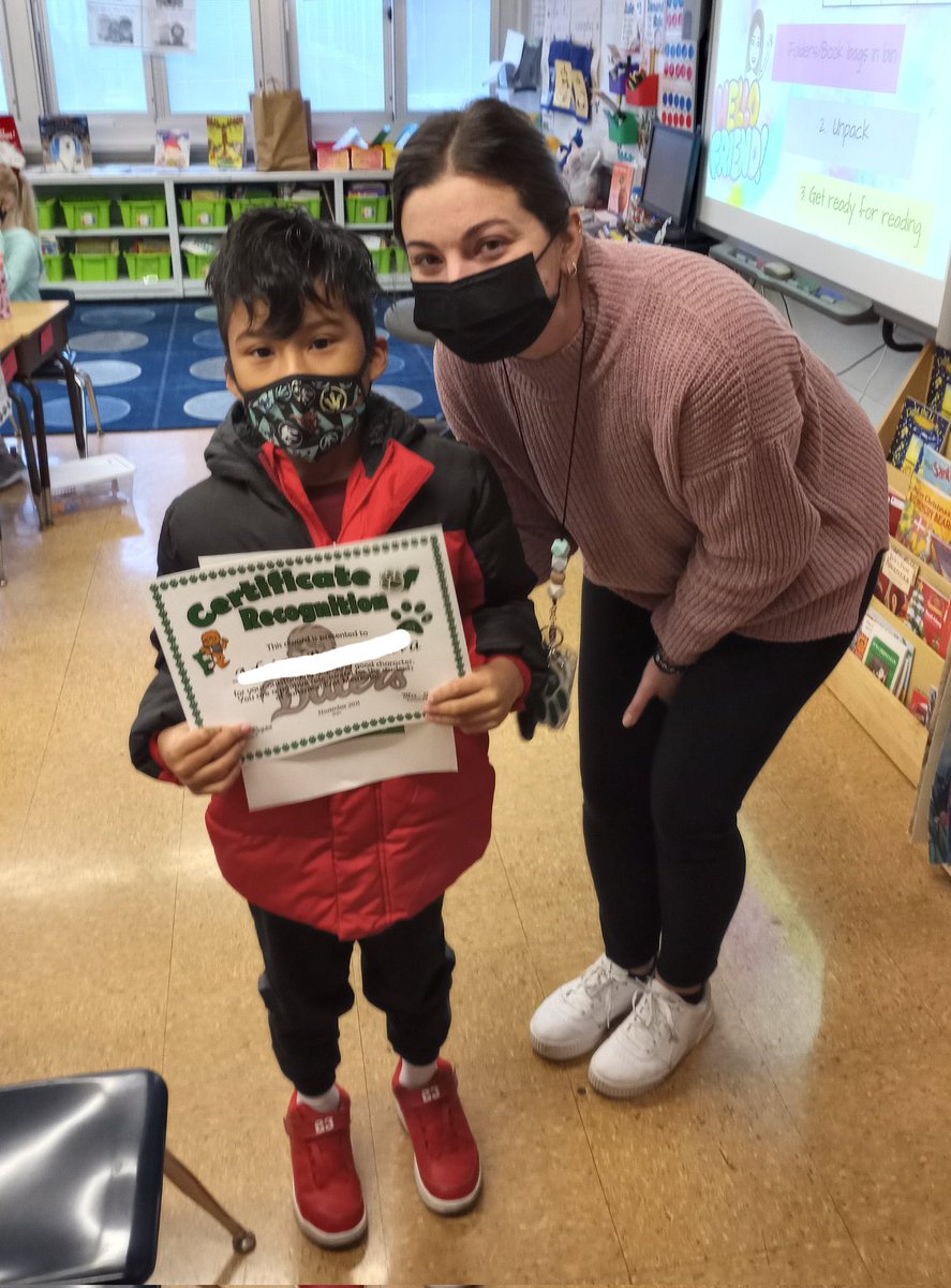 Congratulations to this character award winner! We are so proud of how you ROCK!