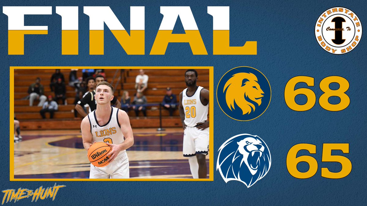 Lion_MBB's tweet photo. RECAP: Carson Tuttle scores career-high 18 points, including 8 for 8 from the line in the second half to hold off UAFS! #LT #3G #BestInClass 

📰: https://t.co/X68vX7uAAq https://t.co/kLMowhidIj