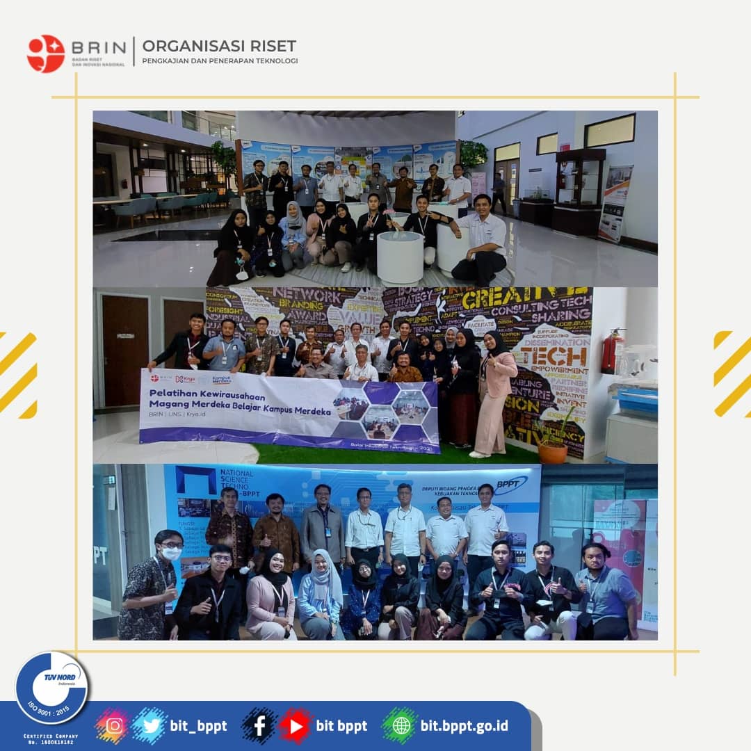 bit_bppt's tweet image. Kami juga berharap semoga ilmu yang diberikan selama pelatihan dapat bermanfaat untuk peserta ke depannya. Selamat dan sukses selalu untuk peserta pelatihan kewirausahaan MBKM UNS!

#bit_bppt #BRIN #inkubasibisnisteknologi #inkubatorbisnis #startup #umkm #fgd #MBKM