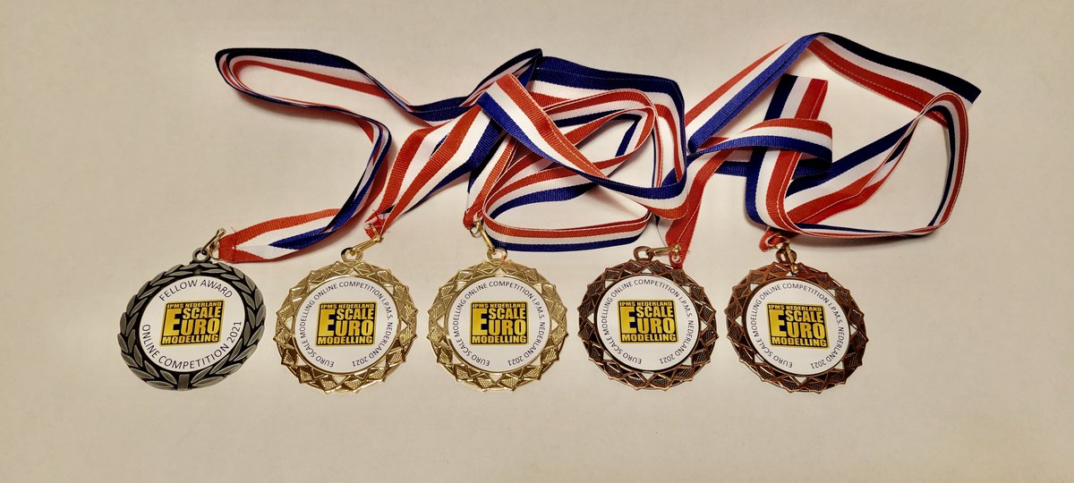 Briziosdotcom's tweet image. All the medals that I was lucky to win a the Euro Scale Modelling in the Nederlands.