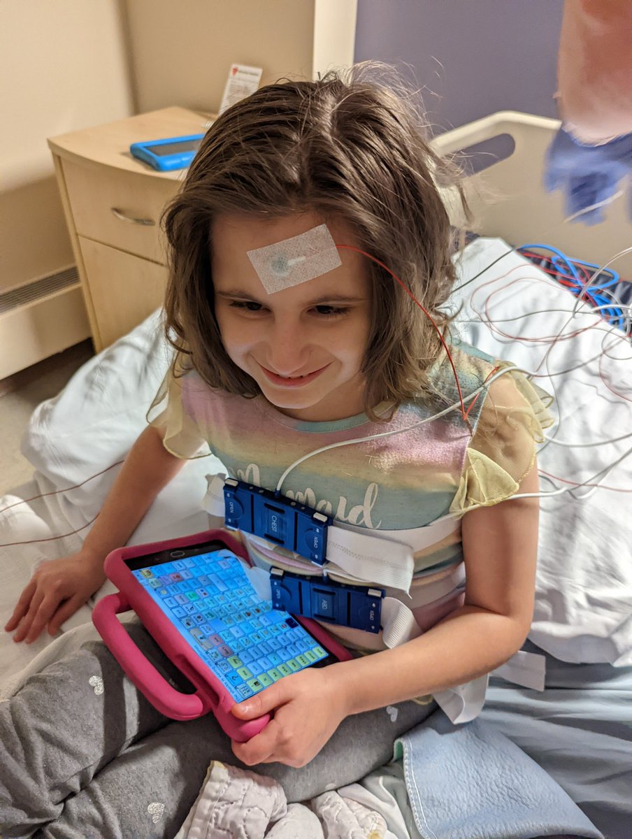 TherapyMomK's tweet photo. Thankful for #ChildLife specialists at @UHRainbowBabies. Caroline loves the idea of being in the hospital but not the actuality of it. #Autism https://t.co/nAVbqKGEgH