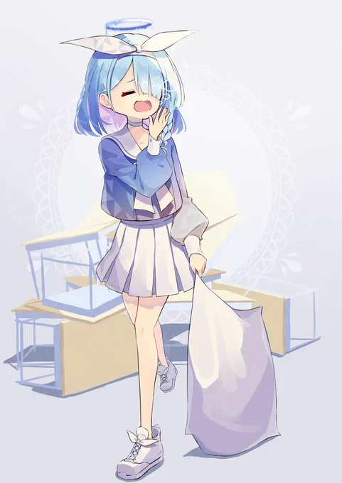 アロナ(早朝の姿)
#ブルアカ 