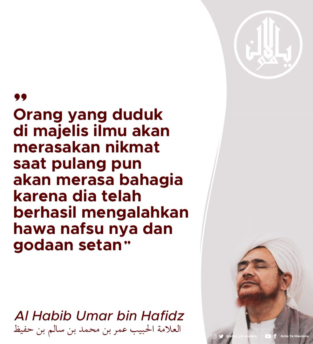 anta_yamaulana's tweet image. Majlis ilmu ❤️
_
#anta_yamaulana