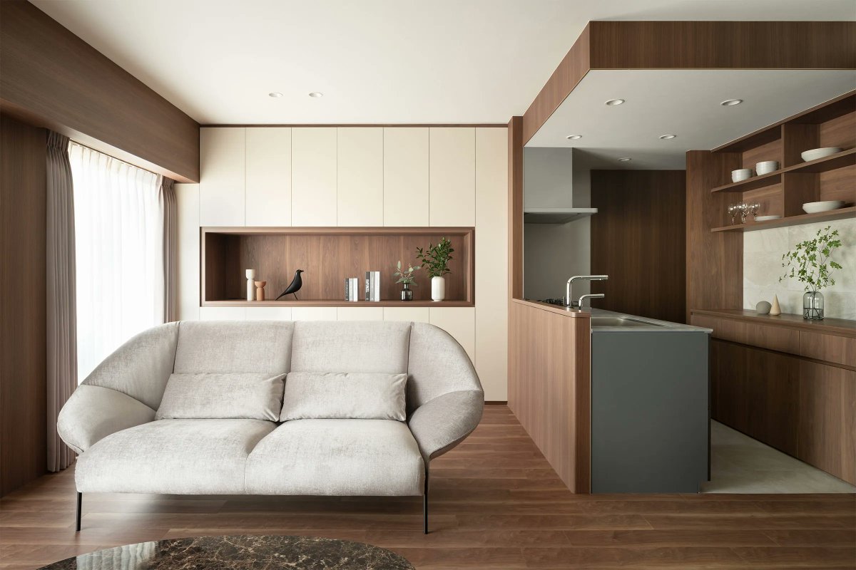 DesignAnthology's tweet photo. INTERIORS / Junpei &amp; Iori Tamaki designed this Yokohama apartment as a play between bright tones and dignified materials, resulting in a beautifully balanced family home
https://t.co/ApKtC0dT3a

#Designanthology #interiordesign #japanhome https://t.co/EuWu8CEbDK