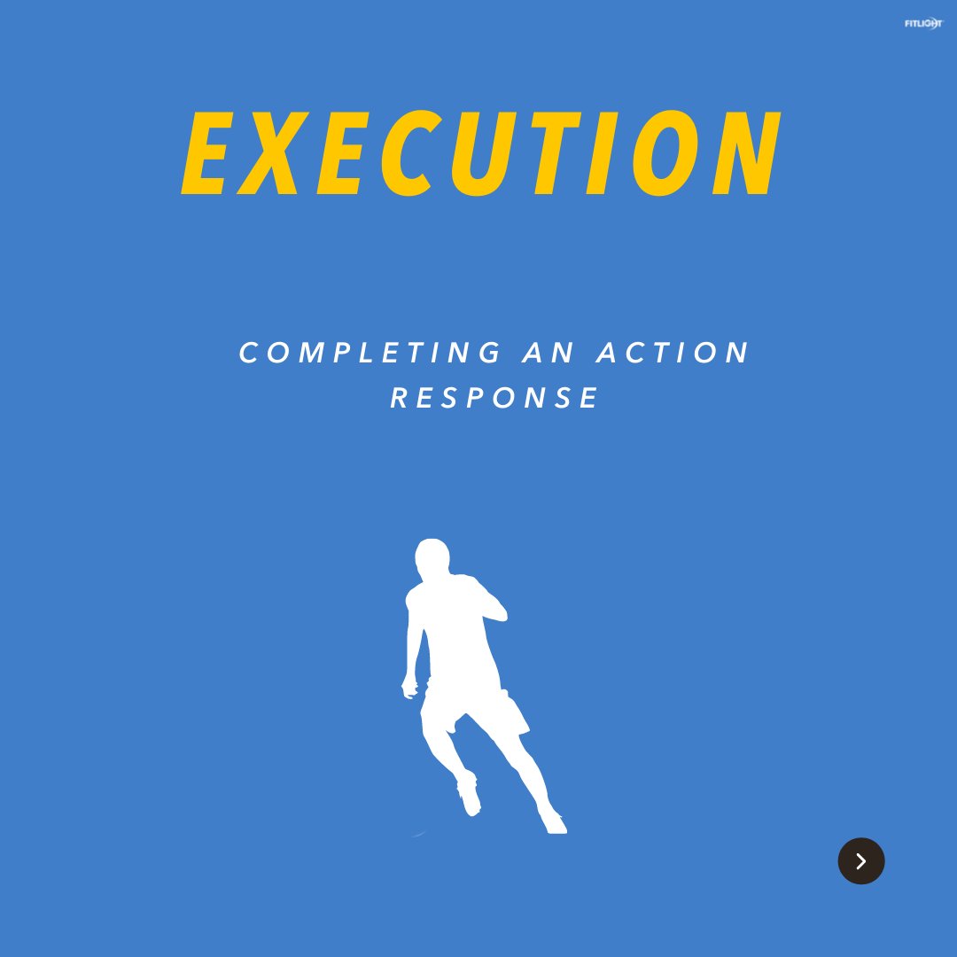 Fitlight's tweet image. BRAIN TALK

Reaction Process To Stimulus 

1️⃣  Sensory Stimulation
2️⃣  Perception 
3️⃣  Cognition
4️⃣  Execution 

Train harder and smarter with FITLIGHT® this season. 

✍️  @thediamondbosss 

#FITLIGHT #Fitlighttraining #SeeTheLight #Cognitive #BrainTraining  #NeuroPerformance