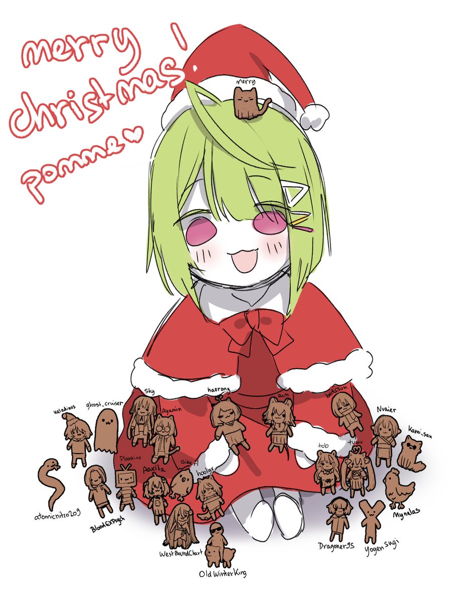 pommevtuber's tweet photo. thank you for coming to my stream! i drew my friends and viewers as cookies

i can never say enough how grateful i am for everything you guys do for me. thank you for staying by my side even when i'm not around as much anymore. merry christmas!!!!!!!! kiss yo mama for me ok https://t.co/xO190qKYVC