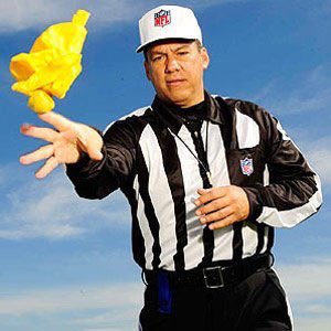 TotalProSports's tweet photo. The Refs every time the Bears stop the Vikings offense: https://t.co/zpvt46rC6H