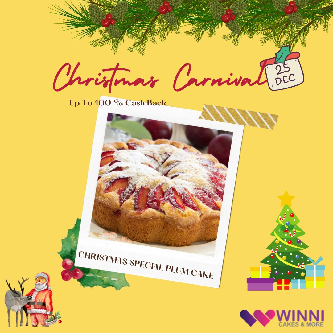MoreWinni's tweet photo. “May the sweetest cake of Christmas brings lots of sweetness in your life” 
Christmas Carnival on 25th December 2021, Enjoy Cash Back Up To 100%
Order Toay :-+91 81302 24022
.
.
.
.
#christmas #cakes #love #child #bakery #cake #food #baking #foodporn #cakes #instafood #dessert https://t.co/L1pdhGcaGU