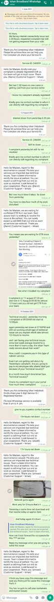 setu_ashish's tweet photo. @IshanNetsol 
we are facing issues since last three months and we are complaining continuously. You don't care about your customer and you are very much irresponsible. There is only one answer from care we are checking there is no estimated time to solve issue.
Service ID: 246059 https://t.co/KCzMvuNhBR