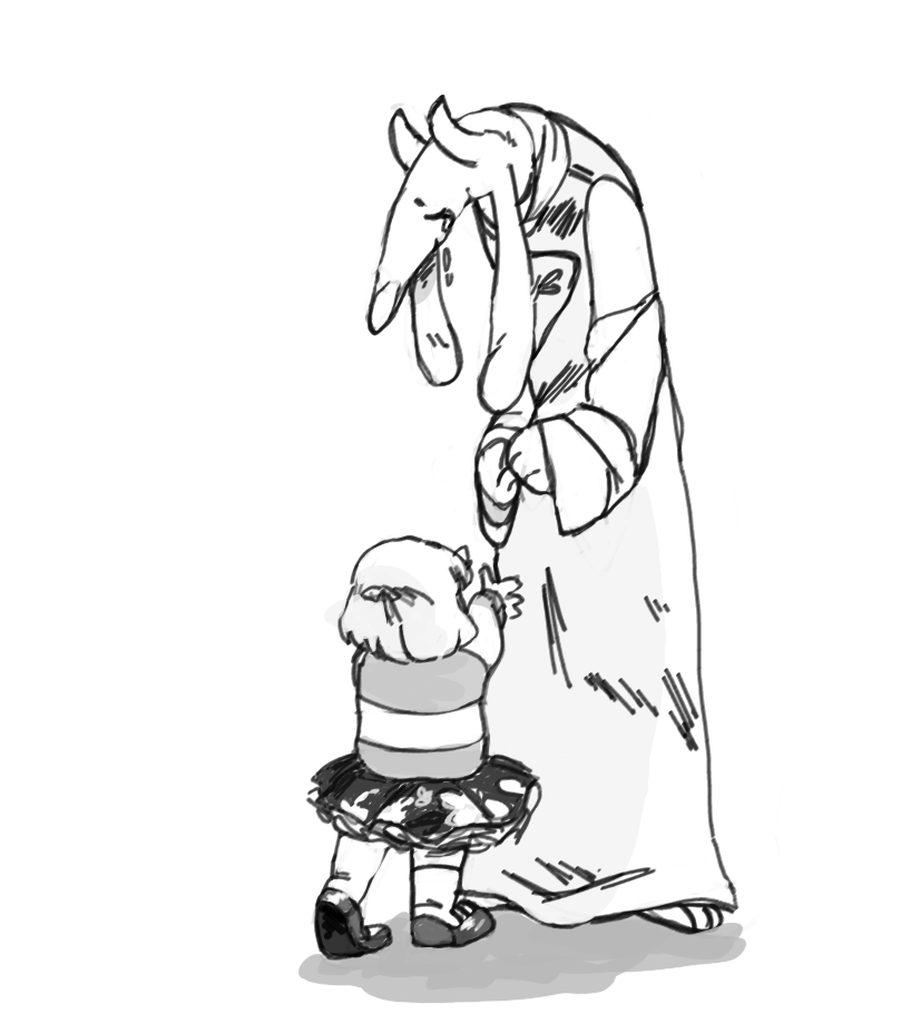the real lore is the way i draw the dreemurrs that a lot of people adored was originally BECAUSE i couldnt draw animals and only had my experience drawing Snoot to go off of, so i drew the long snouts cause its the only muzzle shape i knew lol