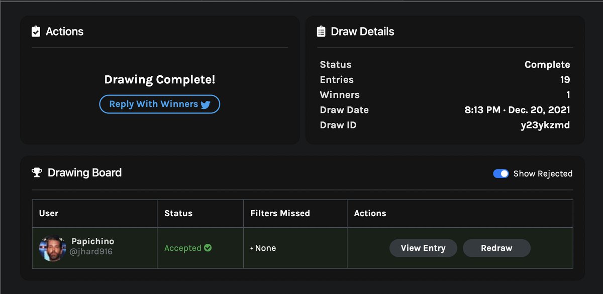 Congrats to <a href="/jhard916/">Mr. Hard</a>  for winning our 3rd 
<a href="/ImxWolfPack/">IMX Wolf Pack</a> free wolf twitter giveaway.