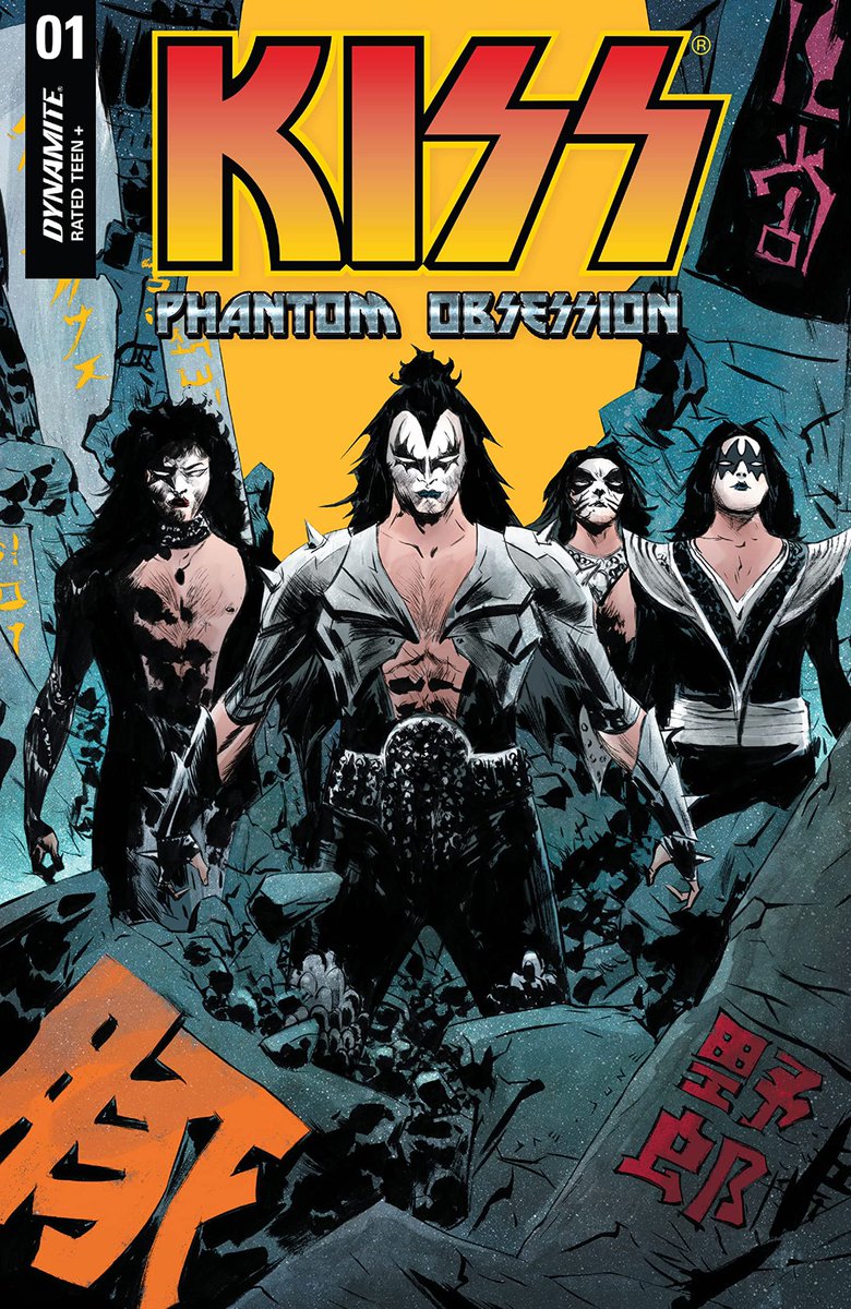 cruebone_ss77's tweet photo. KISS: PHANTOM OBSESSION #1
コミック映えするロックバンドといえば我らがKISS!!🔥🔥🔥🤘🏻
Art by: @artofCelor
#豆魚雷アメコミカバー買いアワード
#KISS #Celor #アメコミ #豚野郎 #DynamiteComics https://t.co/g2IgxID1WE
