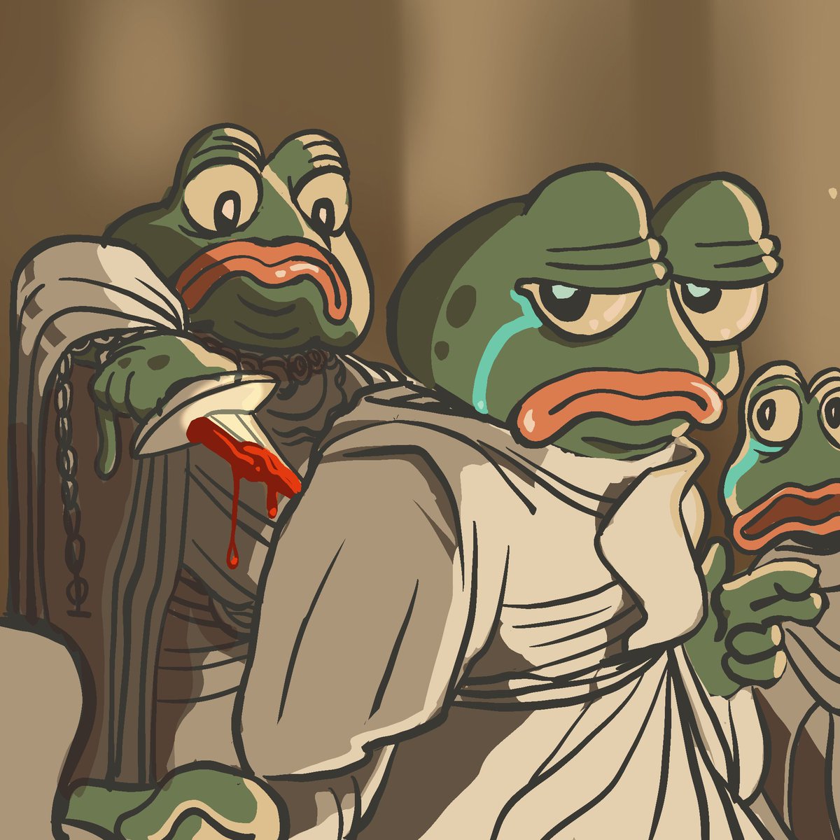 brenon64's tweet photo. ~WIP~
Y tu Pepe? 🥀 
🗡 
#NFTCommunity https://t.co/4aq0TI2hcG