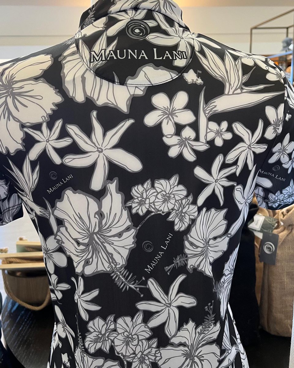 On this #MerchandiseMonday, sharing Aloha inspired apparel: our custom shirts by Oahu Golf Apparel. This print is an exclusive design by OGA only available at Mauna Lani Golf Shop. Pick up one for the Mauna Lani enthusiast in your Ohana…or for yourself!
