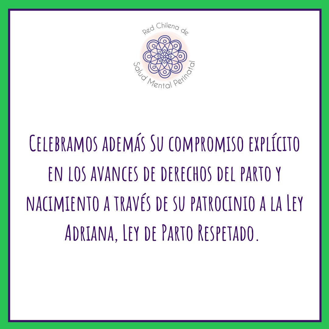 RPerinatal's tweet photo. Antes que termine el día, como Red queremos destacar el compromiso del Presidente electo en temas que relacionados con la salud mental perinatal. Esperamos poder avanzar y seguiremos trabajando como hasta ahora para que haya cumplimiento.
@izkia @gabrielboric https://t.co/Dbv0ZvqipG