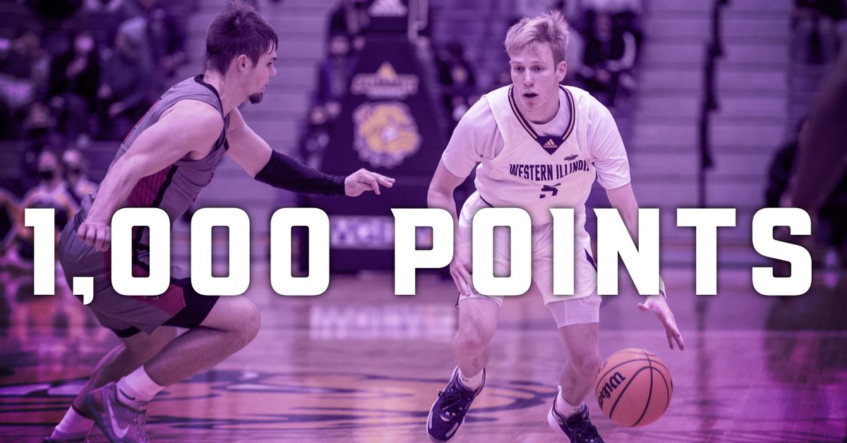 After nailing a three-pointer from the corner, Trenton Massner has officially surpassed 1,000 total points for his collegiate career. Congratulations, Trenton!