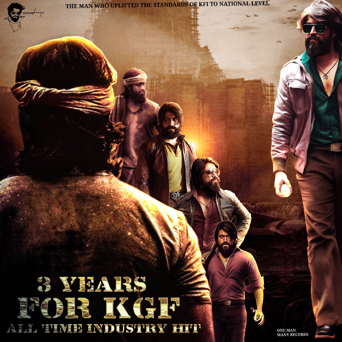 Amaresh_Koodlur's tweet photo. #3YearsForATIndustryHitKGF

Highest Day 1 Gross (Karnataka 18.5cr and Worldwide 24.5cr )
Highest Weekend Gross
Highest Overall Collections
First Movie To Reach 100cr 200cr in KFI 
Highest EMS 

One Man Many Records 
@TheNameIsYash BOSS 🔥😍😈 https://t.co/Cn76KlIVKg