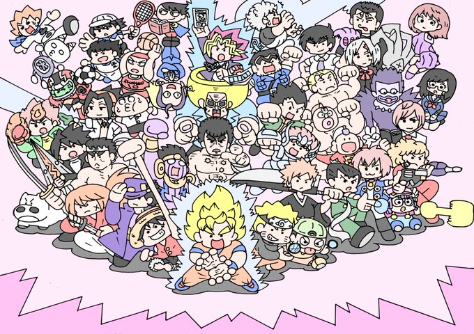 集合絵のtwitterイラスト検索結果