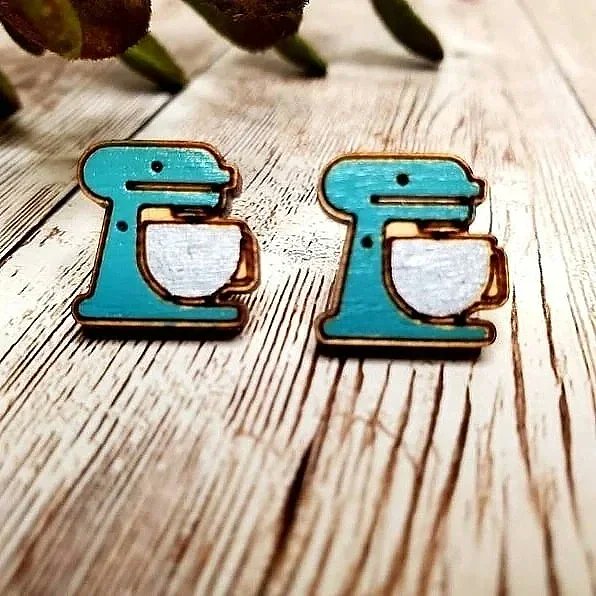 Our Mixer Earrings our one of our Top Sellers!!! All of our products are laser cut and handcrafted for perfection! 🥰

Once your a customer you are forever family!!! ❤

#LibbysLagniappe #etsy 

<a href="/Etsy/">Etsy</a>
<a href="/CraftBizParty/">CraftBizParty</a>
LibbysLagniappe.etsy.com
