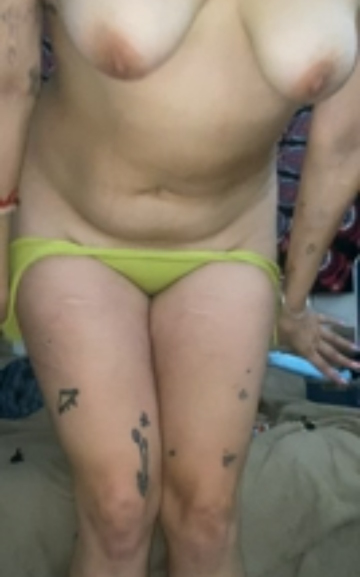 a glimpse of bare skin