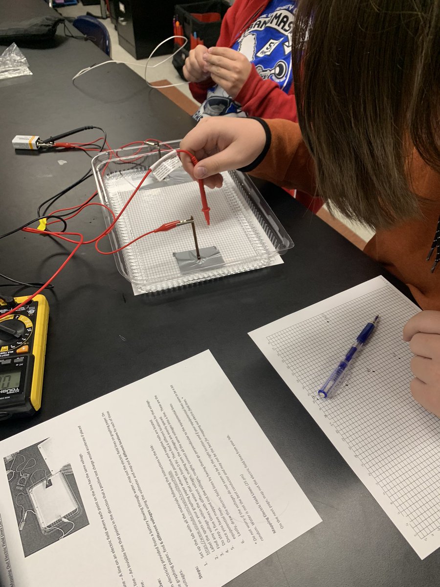hornetalgII's tweet photo. Discovering electric field lines @SGCHS1 @TVAnews @theTSIN  #STEM https://t.co/vrhjIaYQGx