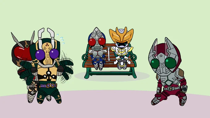 橘ギャレン「ライダーキック!やはりそういうことか!」
#50日間仮面ライダーネタイラストを描く (XXXX日目)
#仮面ライダーリバイス 
