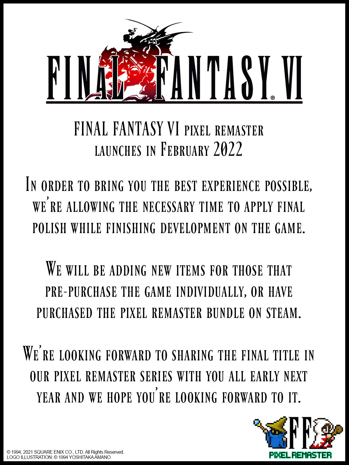 FINAL FANTASY I–VI Bundle