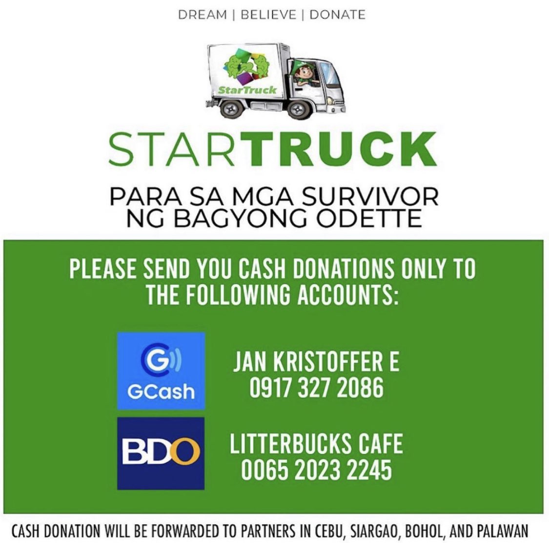 MercadoJen's tweet photo. For cash donations https://t.co/h3uKhjDhPW