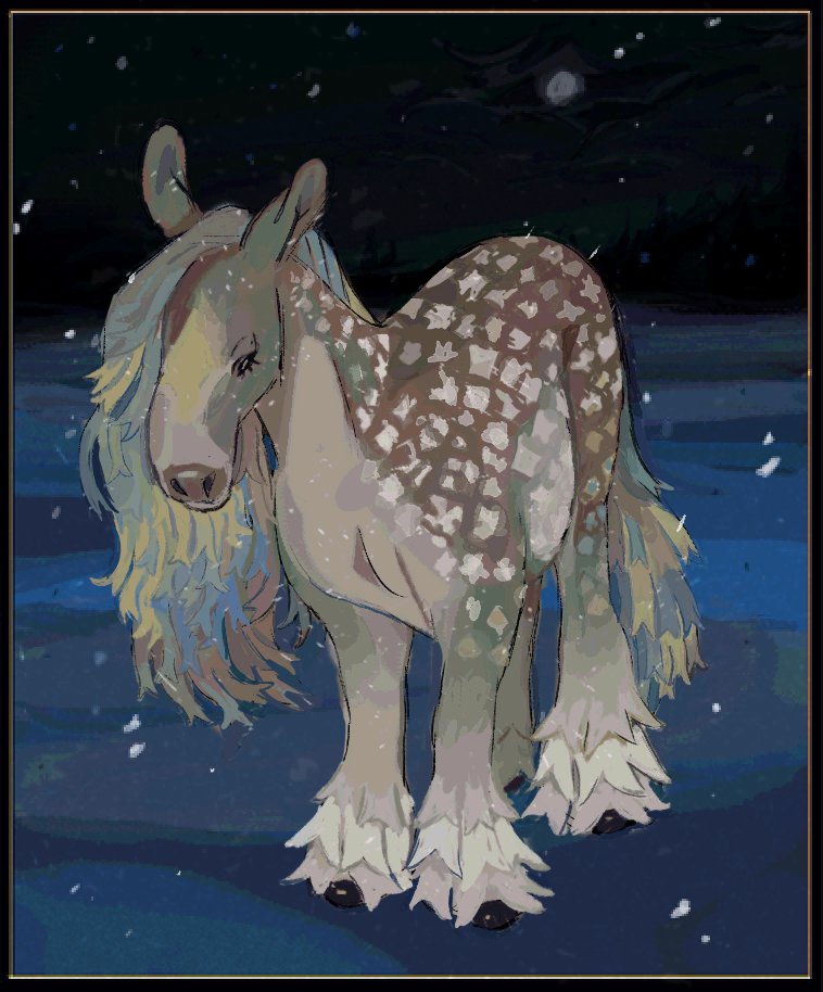 Hoofpeet's tweet image. Silver dapples :]