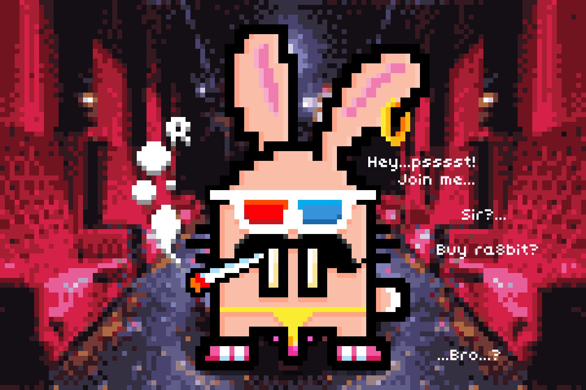 CryptoKing37's tweet photo. @KittenRoaring @DominiqueCrypto #Ra8bitsππ° x #NFTCommunity https://t.co/WqMmCqwzKd
