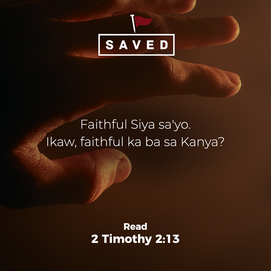 One attribute God always have is His unchanging faithfulness. The Bible says He remains faithful even if we are not because He cannot deny who He is. Let God's unchanging faithfulness be our fuel to live for Him. 

#SAVED #Kaligtas #FaithfulGod #faithful