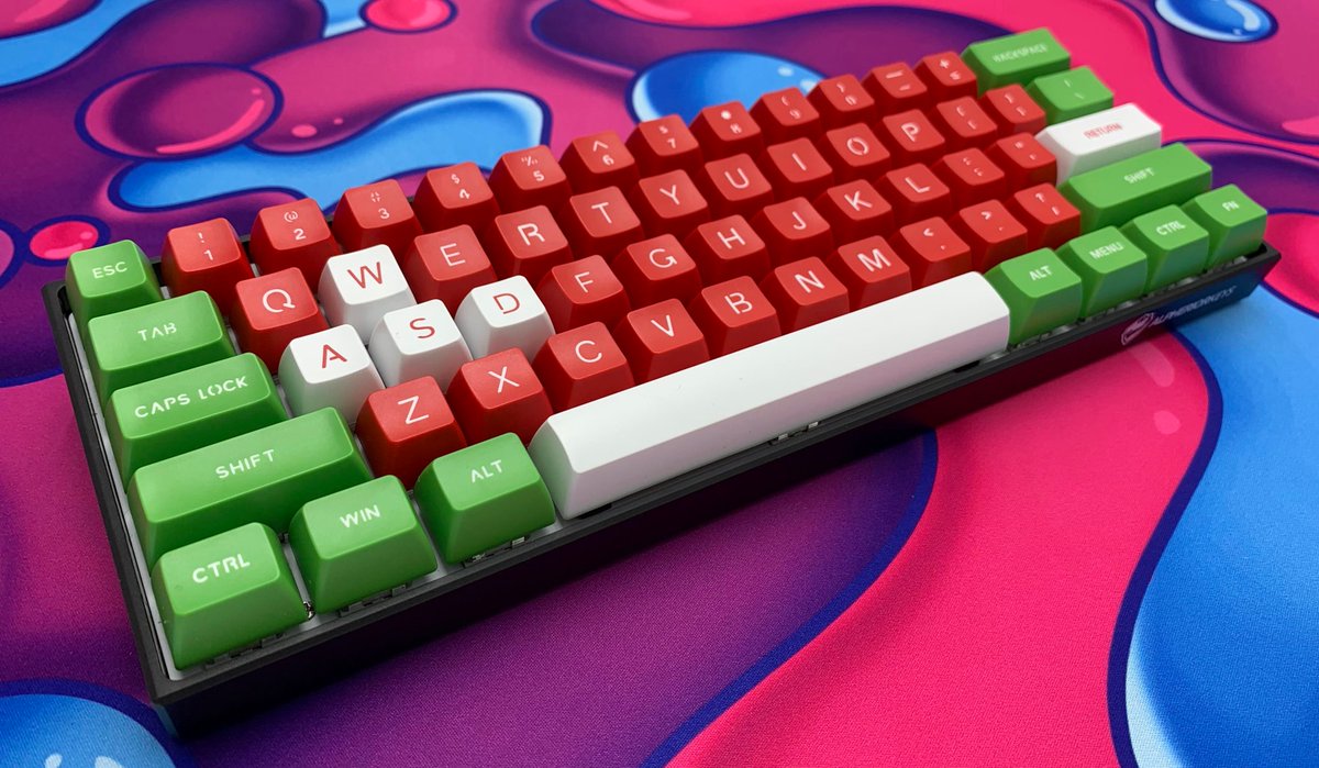 AlpheriorKeys's tweet photo. 🎄🎁🎁🎁🎁🎁🎄
🎅XMAS GIVEAWAY🎅
🎄🎁🎁🎁🎁🎁🎄

Hey Everyone!!! We're giving away our Christmas V1 Keycap Set!

-Retweet &amp; Like
-Follow us @AlpheriorKeys 
-Comment Christmas Emojis :)

Winner Chosen in 24 Hours 🥳🎉
Good Luck &amp; Merry Christmas!🎄 https://t.co/nyVHyQqSNF