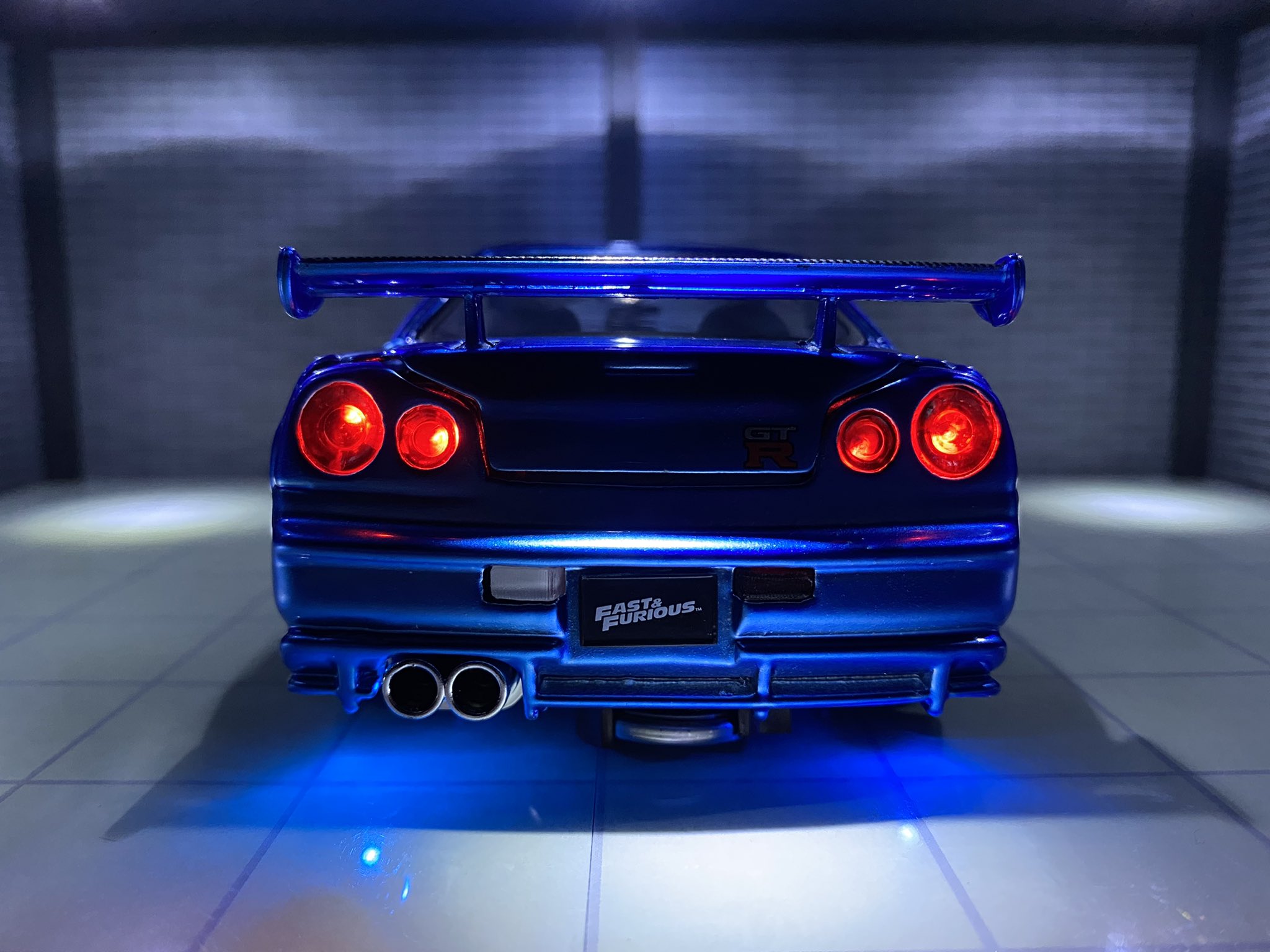 おたまガレージ Gt R R34 ブライアン仕様 ミニカー Ledカスタム ワイスピ おたまガレージ T Co 3mnpea3zsf Twitter