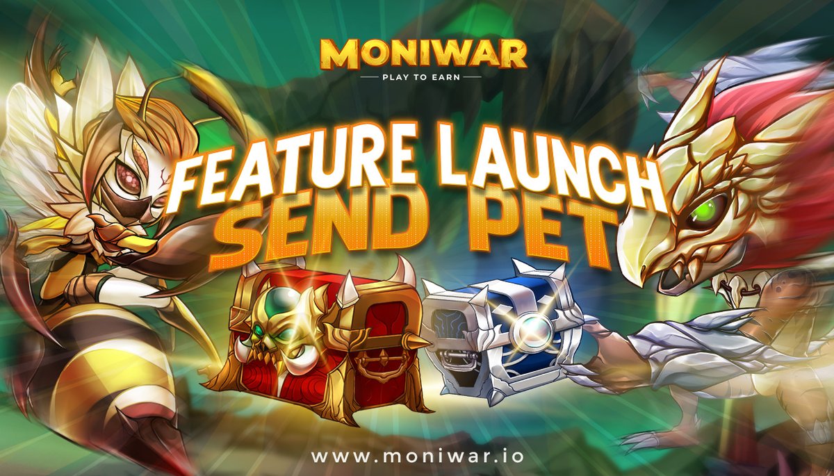 🎁 One of the most notable events this week is the very useful pet sending feature. From now on, you can easily gift or transfer your favorite pets between you accounts.

👉 For more details: bit.ly/3qg6DjL