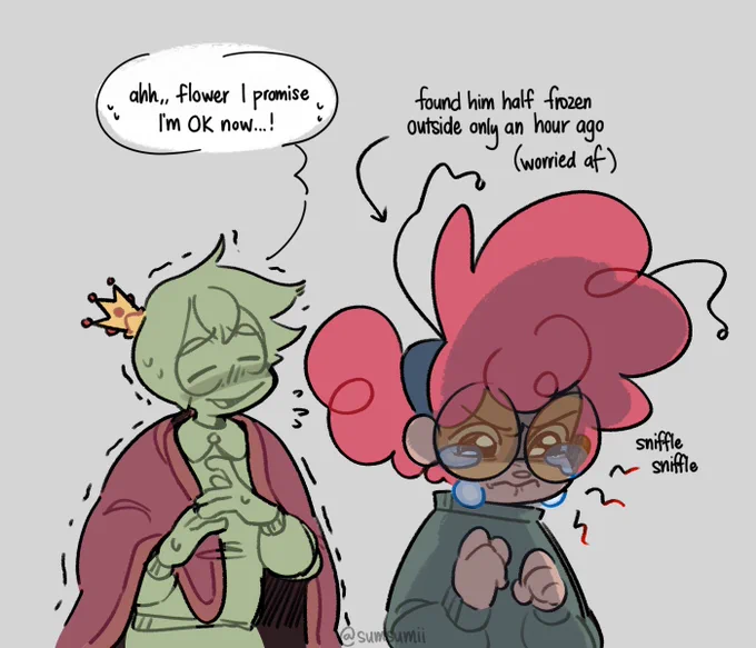 Casimir gets too cold too easily!!! ❄️🐸❤️ 