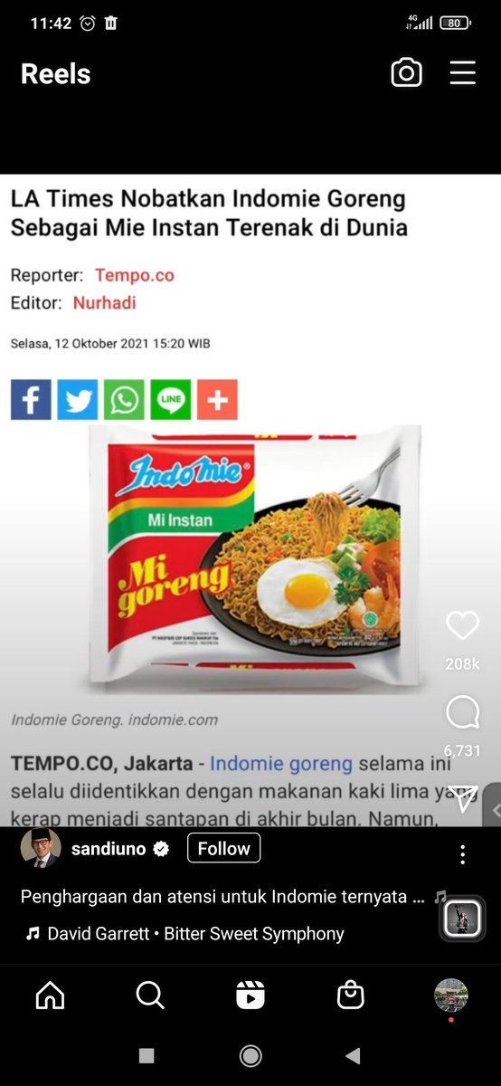 Sama kaya pak 
<a href="/sandiuno/">Sandiaga Salahuddin Uno</a>

<a href="/Indomielovers/">Indomie</a> indomie kuah emg cocok bgt dalam segala kondisi pak #tetaptimindomie