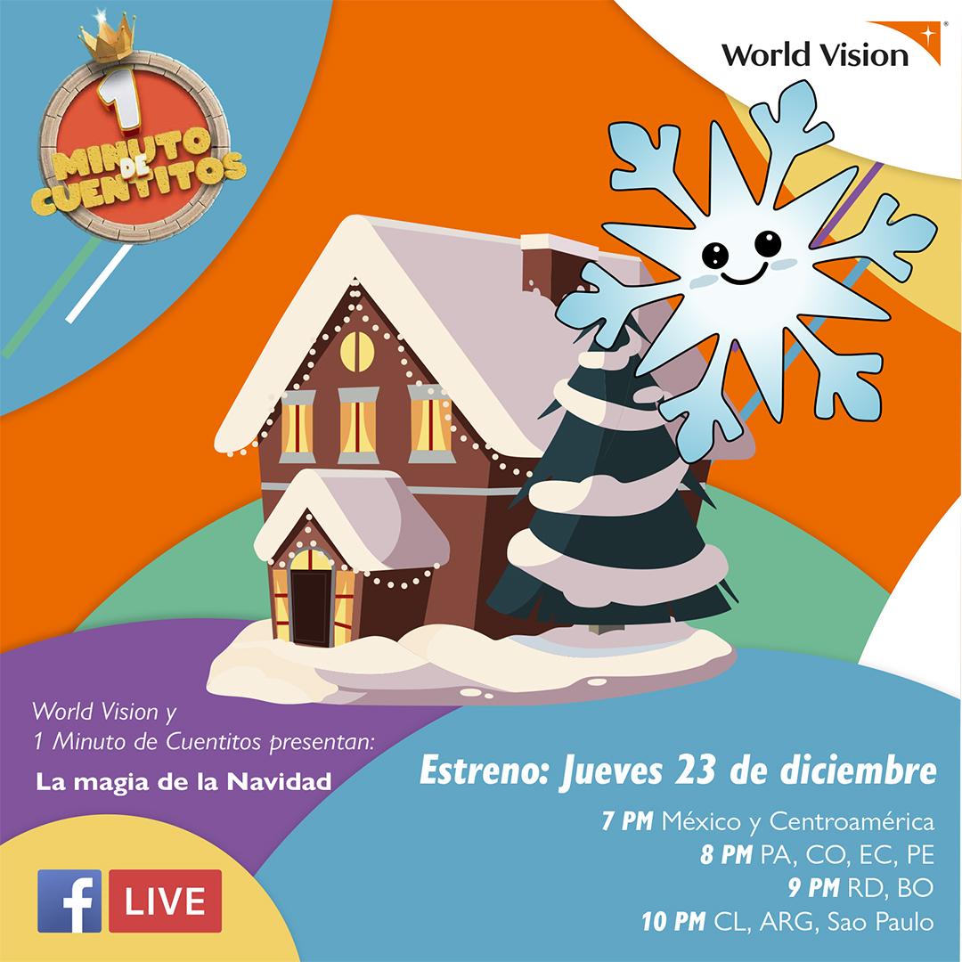 WorldVisionLAC's tweet photo. ¡Tenemos un regalo especial de navidad!🎄
Que la magia de la navidad llegue a tu familia a través de un cuentito especial.🌟
#navidad #cuentitos https://t.co/PW6L9b5VtT