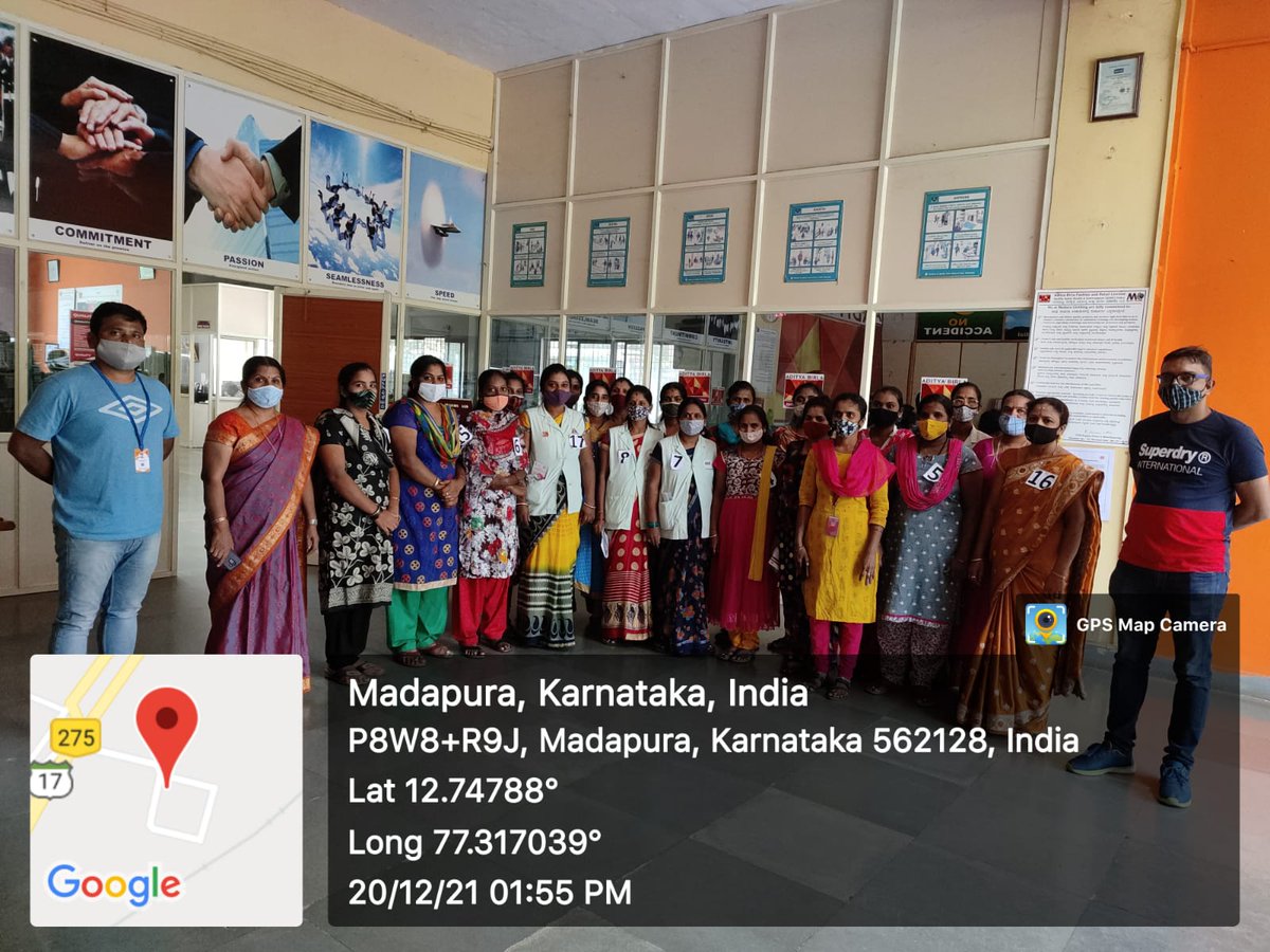 yuva_skill's tweet photo. Assessment Completed @ Aditya Birla Fashion And Retail Ltd ##HUBALI #Karnataka -562159 on 20-12-2021 under
#SamarthScheme
@TexMinIndia https://t.co/XVvmSZwS4n